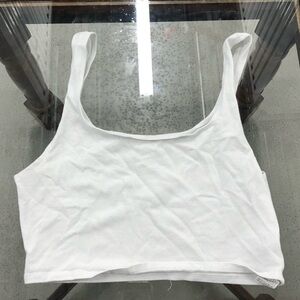 Women’s Small White Crop Tank Top